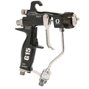 alt="Pistola de pintura líquida airless para revestimentos industriais"